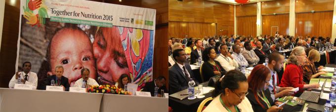 Panel discussion on the role research plays in shaping nutrition food policy in Ethiopia