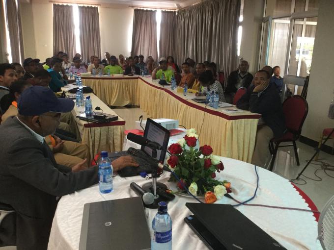 A high-level consultative meeting held on ending child marriage in Bahir Dar City of the Amhara Region of Ethiopia on June 15, 2015.