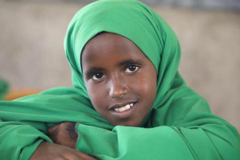 Fatuma, 9 at Barkhadle primary school. 